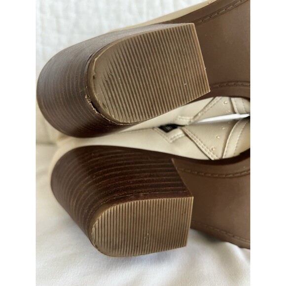 Crown Vintage Cream And Gold Cowgirl Boots Size 7 EUC - Picture 10 of 10